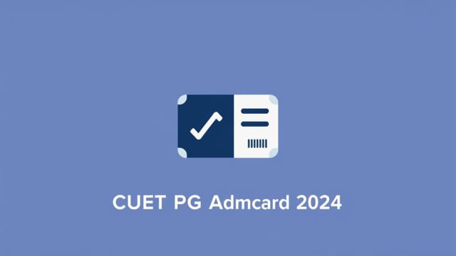 cuet pg admit card 2024