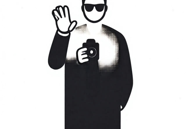 Guy Flipping Off Camera