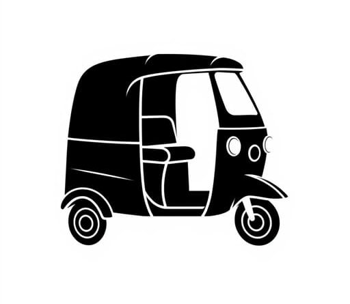 how much cc is auto rickshaw