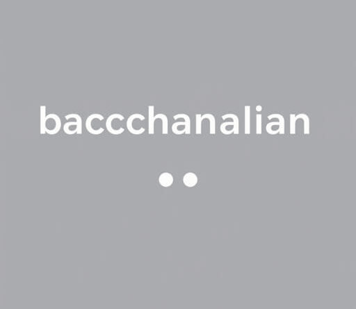 How to Pronounce Bacchanalian