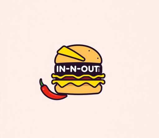 In N Out Burger with Chilies