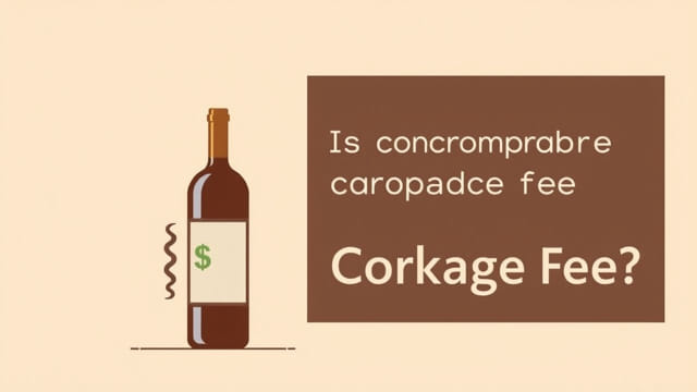 is corkage fee worth it