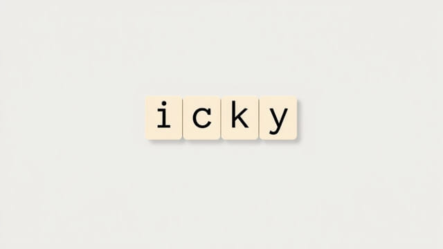 is icky a scrabble word