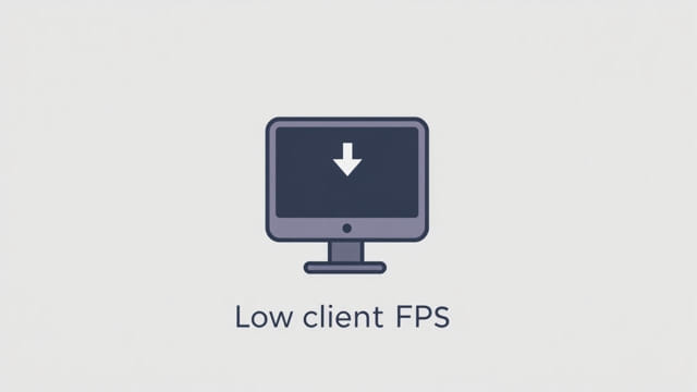 Low Client FPS Valorant