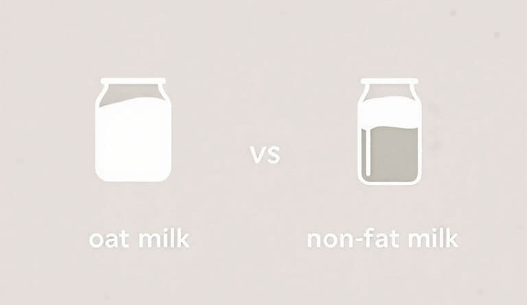 Oat Milk vs Nonfat Milk