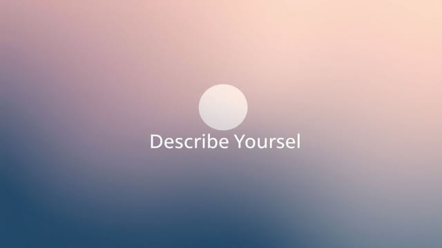 Adjectives To Describe Yourself