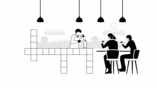 Barroom Elbow Bender Crossword