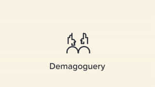 Demagoguery Meaning In English