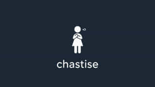 Five Letter Word For Chastise