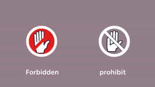 Forbid And Prohibit Difference