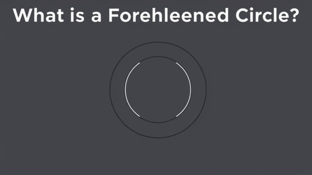 What Is A Foreshortened Circle