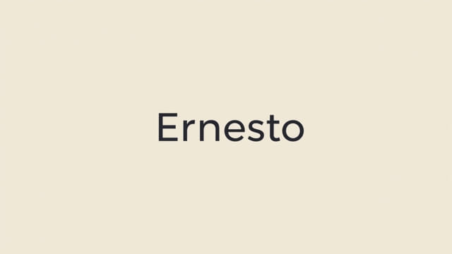 What Is The Meaning Of Ernesto