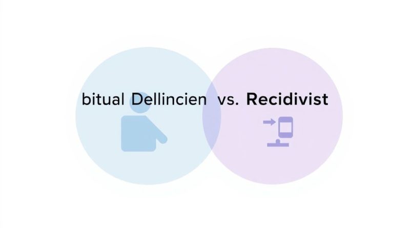Difference Between Habitual Delinquent And Recidivist