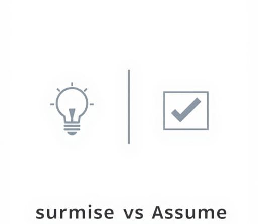 Difference Between Surmise And Assume