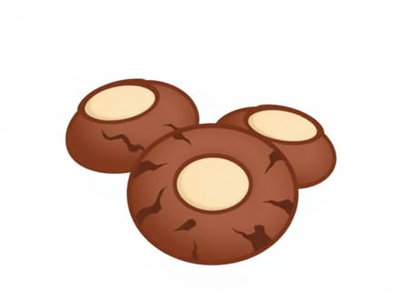 Easy Chocolate Thumbprint Cookies