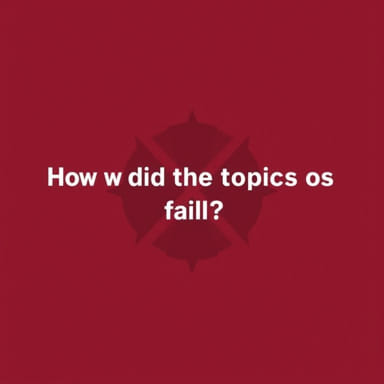 How Did The Topics Of Confederation Fail