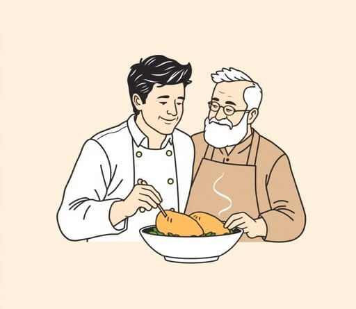 Jamie Oliver Chicken Kiev With His Dad