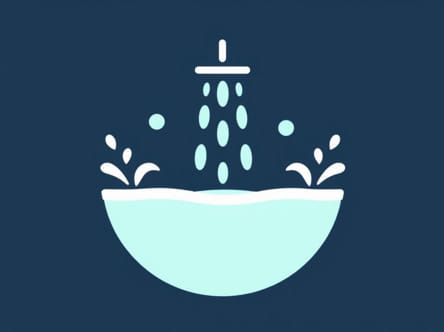 No Calk Shower Drain