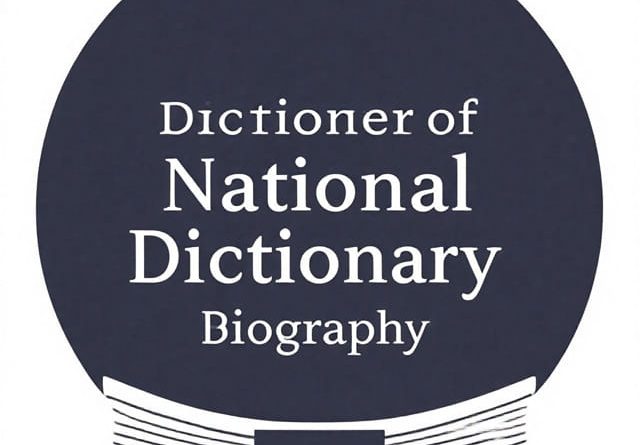 Oxford Dictionary Of National Biography