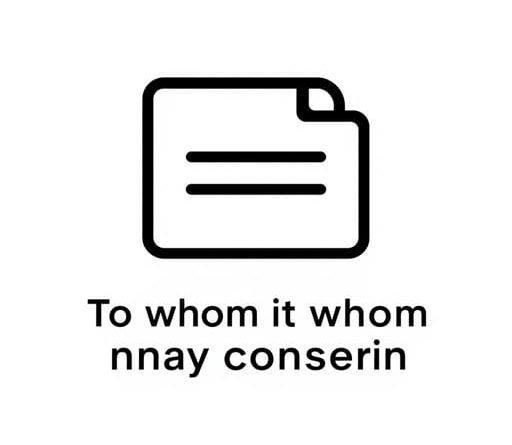 To Whom It May Concern Meaning