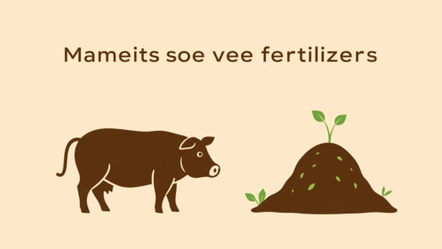 Use Of Manure Is Advantageous Over Fertilizers