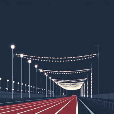 Birmingham Racetrack Christmas Lights