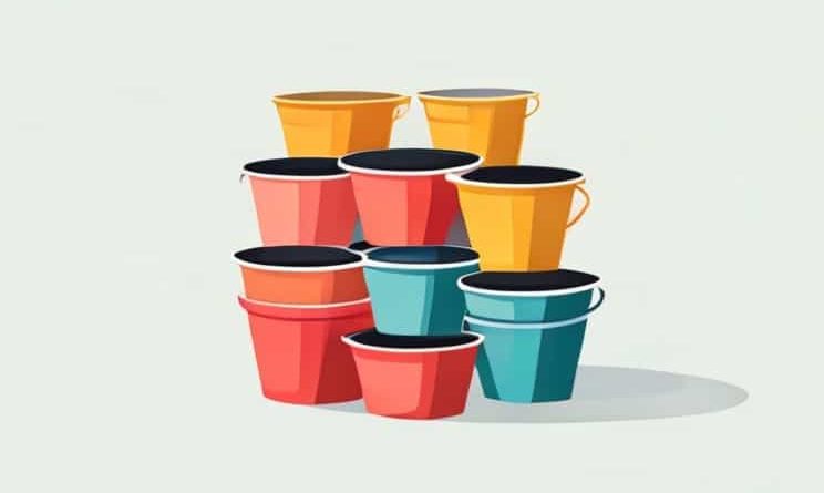 Bazillion Buckets Nesting Cups