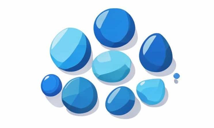 Blue Semi Precious Stones