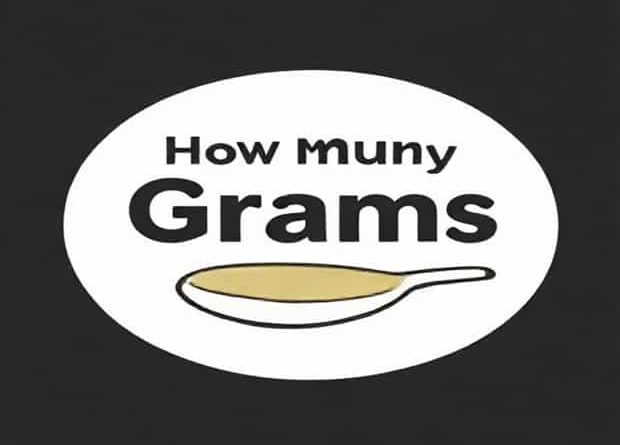 How Many Grams In A Tablespoonful