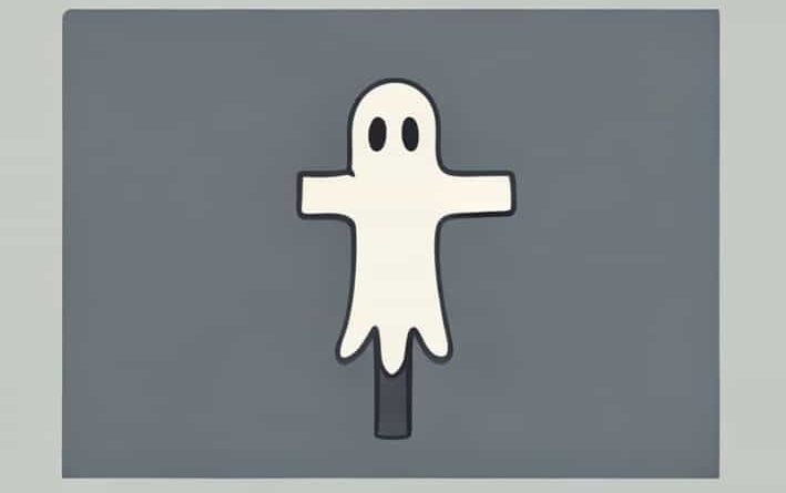 Ghost Mary On A Cross