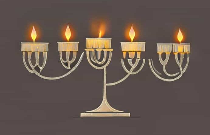 Glass Menorahs For Sale