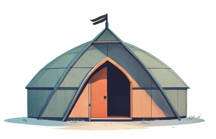 Inside A Quonset Hut