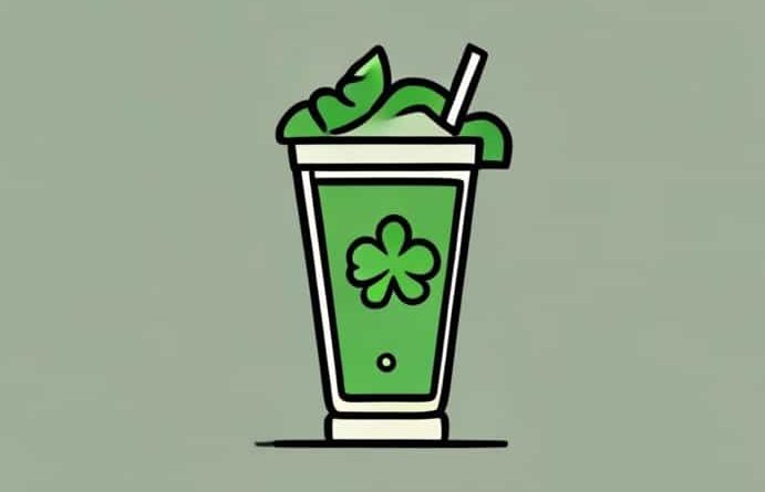 Large Shamrock Shake Calories