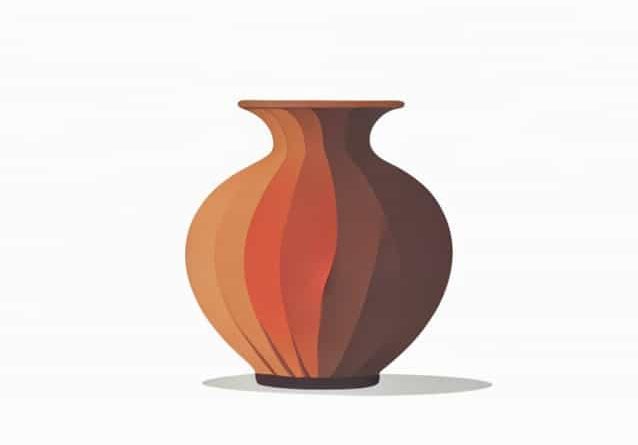 Le Smith Ribbed Swung Vase