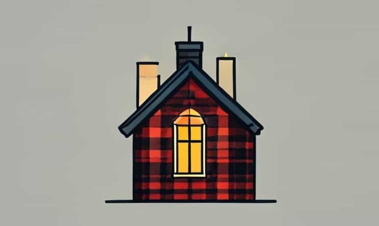 Yankee Candle Log Cabin Flannel