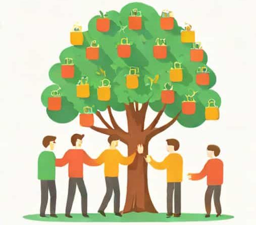 How Many People Scuffle Under The Tree