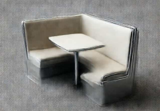 Vintage Chrome And Formica Dinette Set