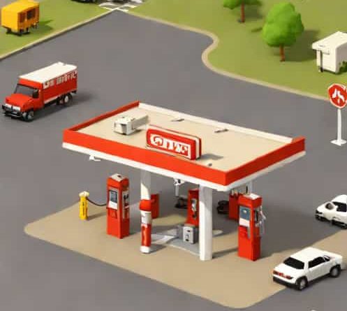 Gas Station Junkyard Simulator