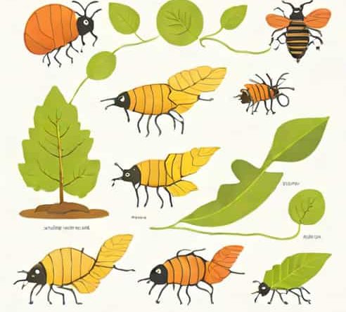 Life Cycle Of Silkworm Diagram