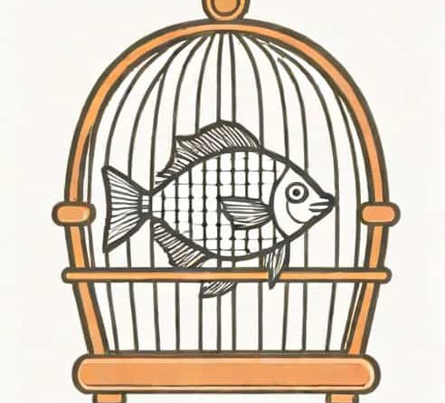 Memento Mori Fish In A Birdcage