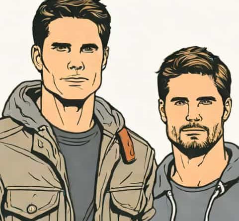Robbie Amell And Stephen Amell