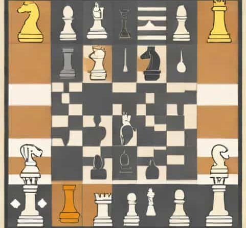 Sixteen Pieces On A Chessboard