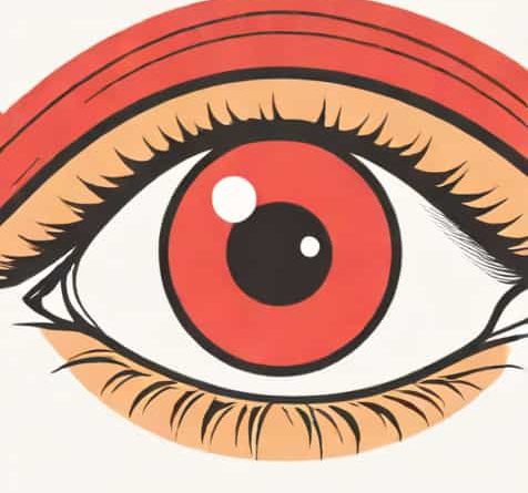 Very Bloodshot Eye On One Side