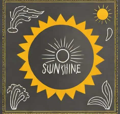 You Are My Sunshine Chalkboard