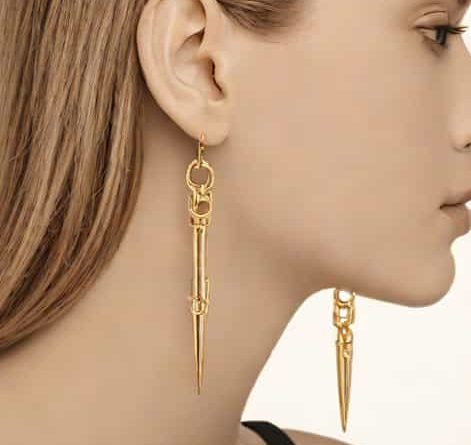 Ysl Cassandre Threader Earrings