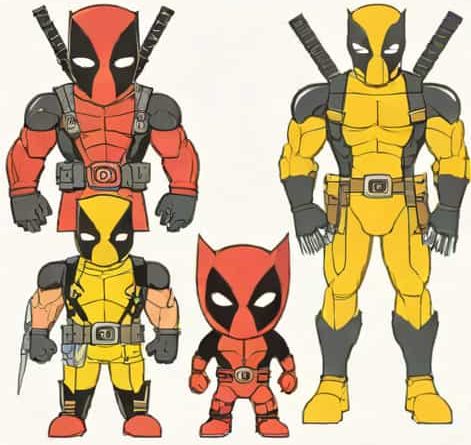 Zd Toys Deadpool And Wolverine