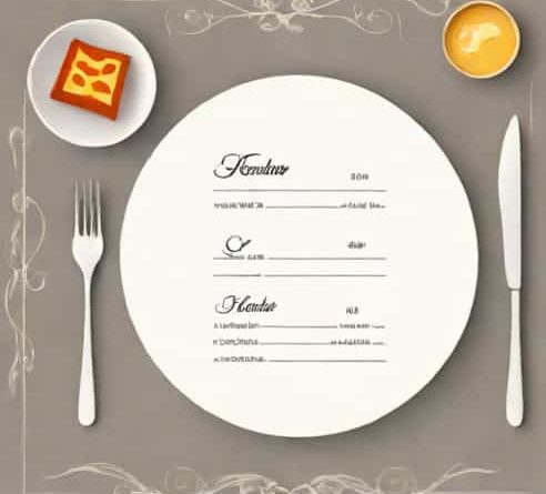 La Belle Helene Menu