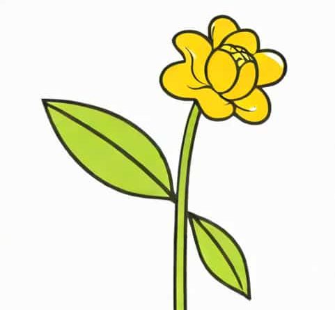 One Stalk Of Flower