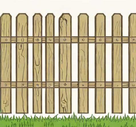 Vinyl No Dig Fence
