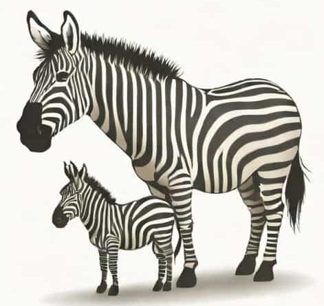 Zebra And Donkey Mix